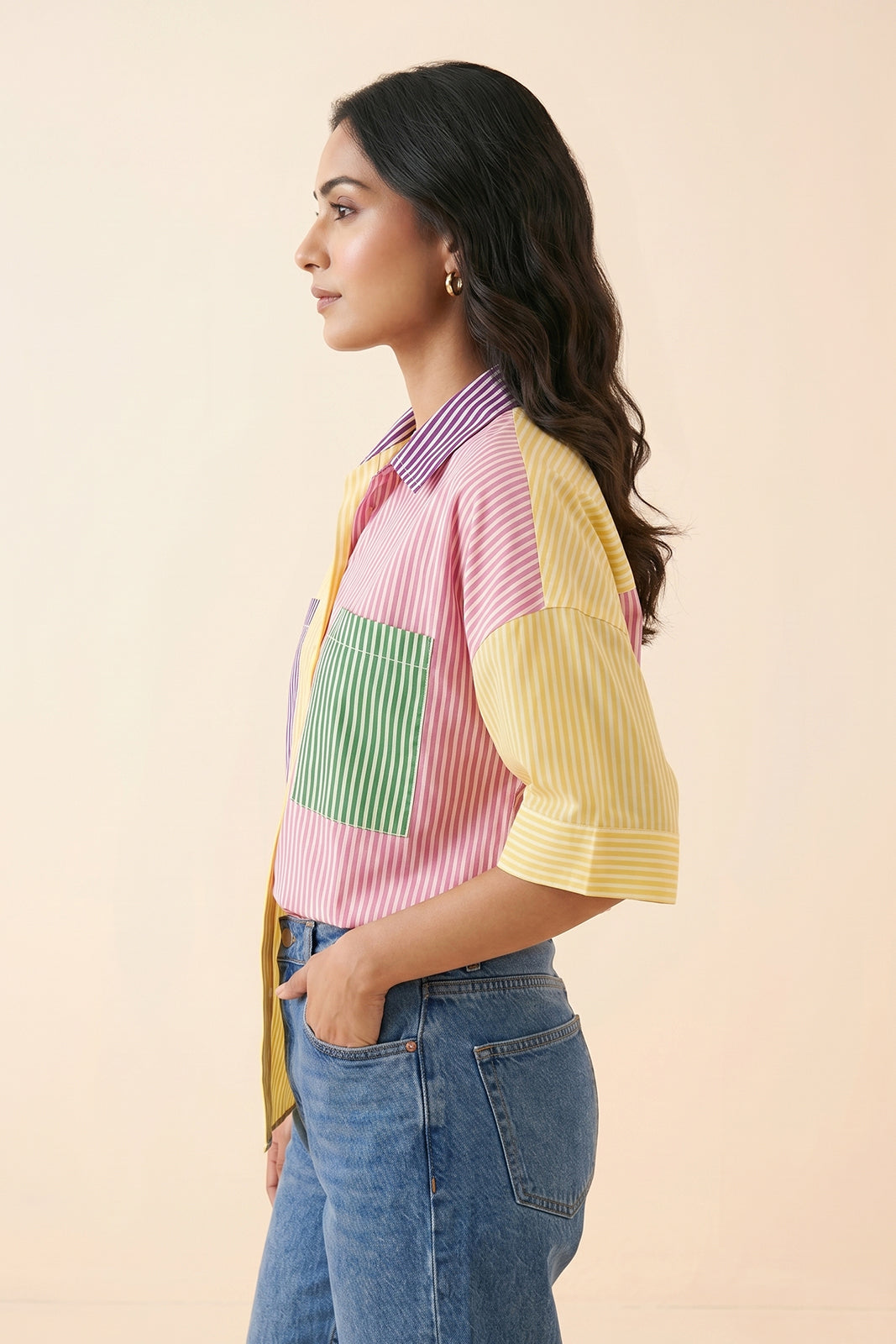 MULTI-COLOR COTTON TOP-NFT162