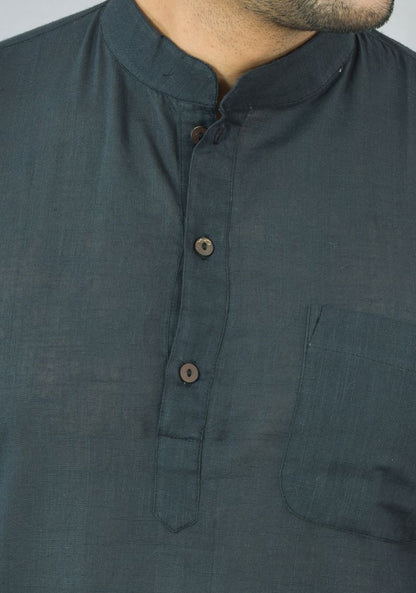 COTTON MEN SLUB KURTA-NFS19