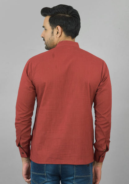 COTTON MEN SLUB KURTA-NFS18