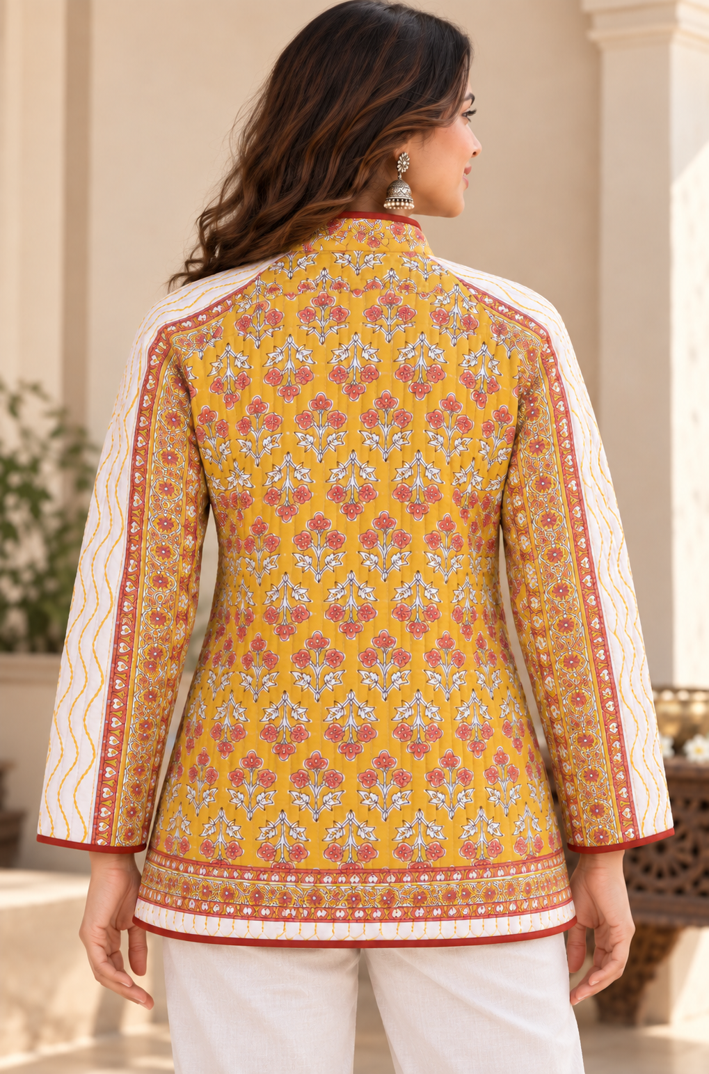 Gulnaar Reversible Quilted Jacket