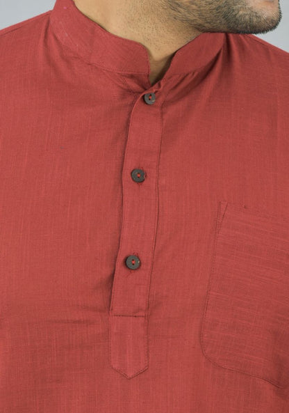 COTTON MEN SLUB KURTA-NFS18