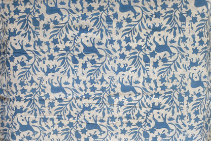 BLOCK PRINTED COTTON FABRIC-PCF72(1 MTR)