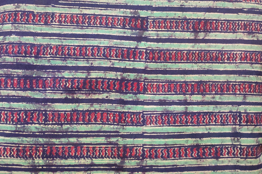 BLOCK PRINTED COTTON FABRIC-PCF455(1 MTR)
