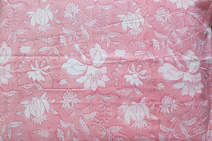 BLOCK PRINTED COTTON FABRIC-PCF74(1 MTR)