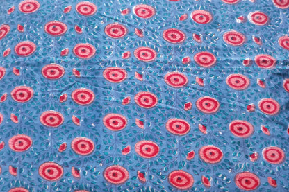 BLOCK PRINTED COTTON FABRIC-PCF75(1 MTR)