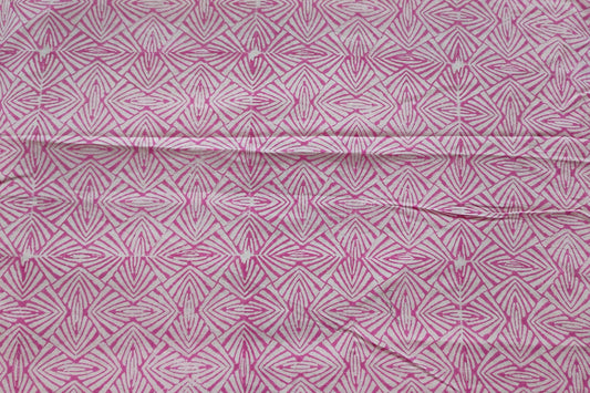 BLOCK PRINTED COTTON FABRIC-PCF238(1 MTR)
