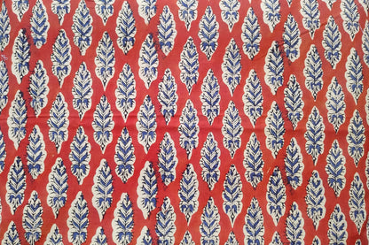 BLOCK PRINTED COTTON FABRIC-PCF462(1 MTR)