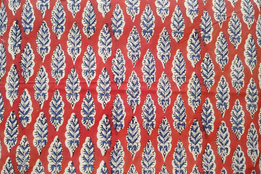 BLOCK PRINTED COTTON FABRIC-PCF462(1 MTR)