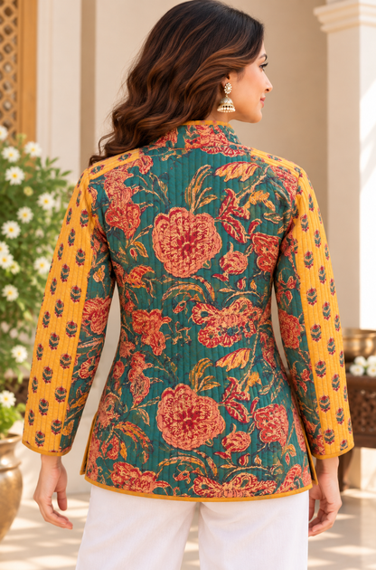 Mehira Reversible Quilted Jacket