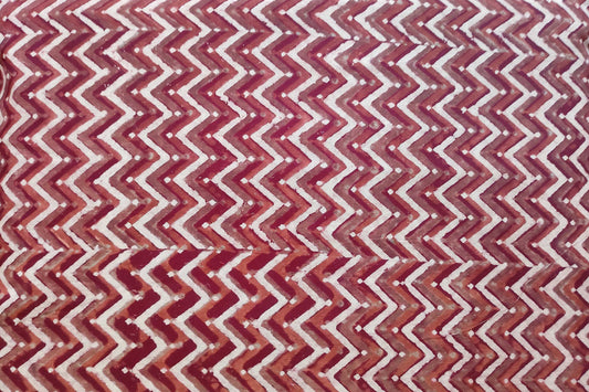 BLOCK PRINTED COTTON FABRIC-PCF511(2.5 MTR)