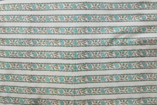 BLOCK PRINTED COTTON FABRIC-PCF383(2 MTR)