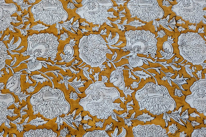 BLOCK PRINTED COTTON FABRIC-PCF99(0.5 Mtr)