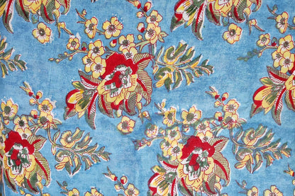 BLOCK PRINTED COTTON FABRIC-PCF140(1 MTR)