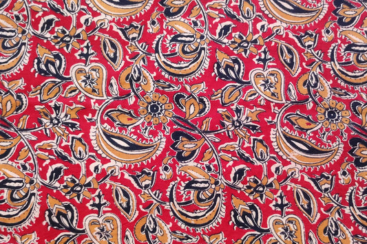 BLOCK PRINTED COTTON FABRIC-PCF475(1 MTR)