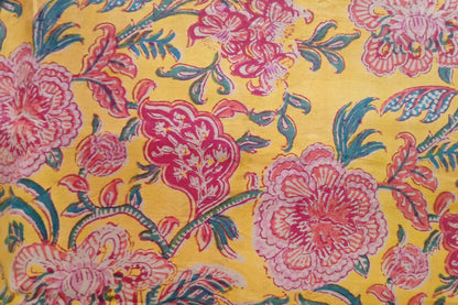 BLOCK PRINTED COTTON FABRIC-PCF479(1 MTR)