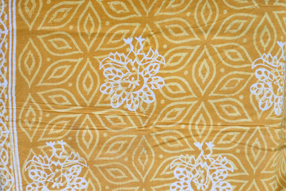 BLOCK PRINTED COTTON FABRIC-PCF141(1 MTR)