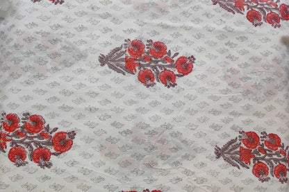 BLOCK PRINTED COTTON FABRIC-PCF480(1 MTR)