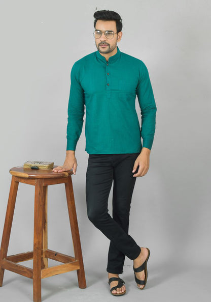 COTTON MEN SLUB KURTA-NFS27