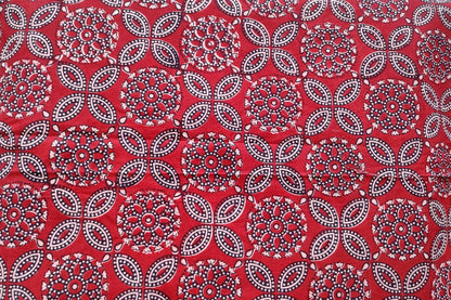 BLOCK PRINTED COTTON FABRIC-PCF241(1 MTR)