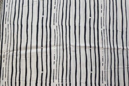 BLOCK PRINTED COTTON FABRIC-PCF362(1 MTR)