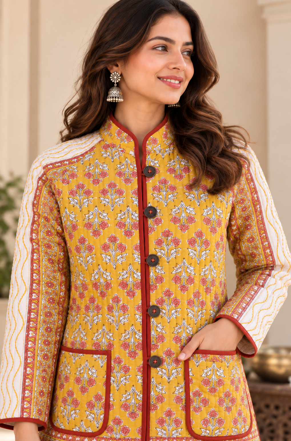 Gulnaar Reversible Quilted Jacket