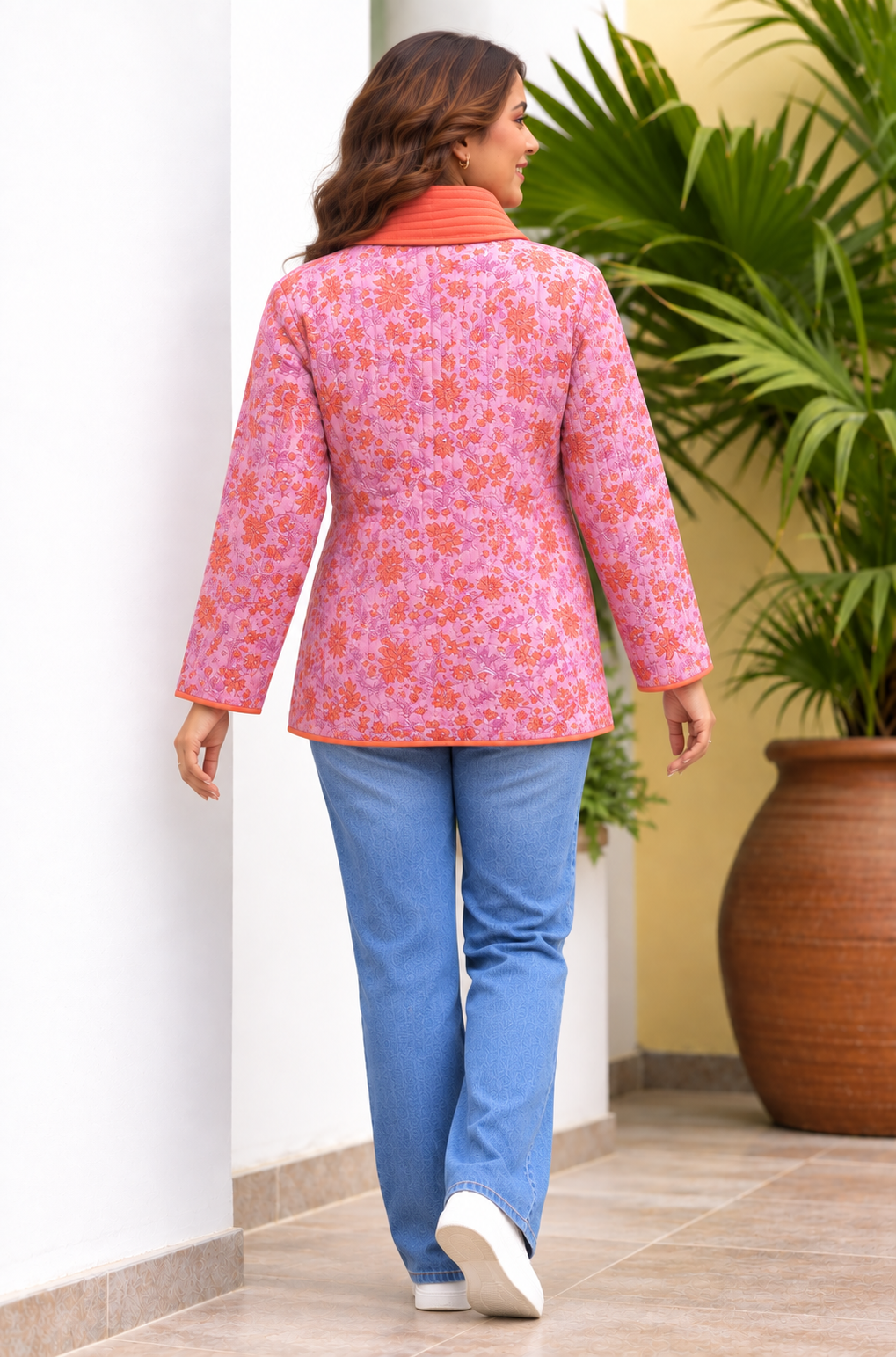 Gulabo Cotton Quilted Jacket-NVQJ664