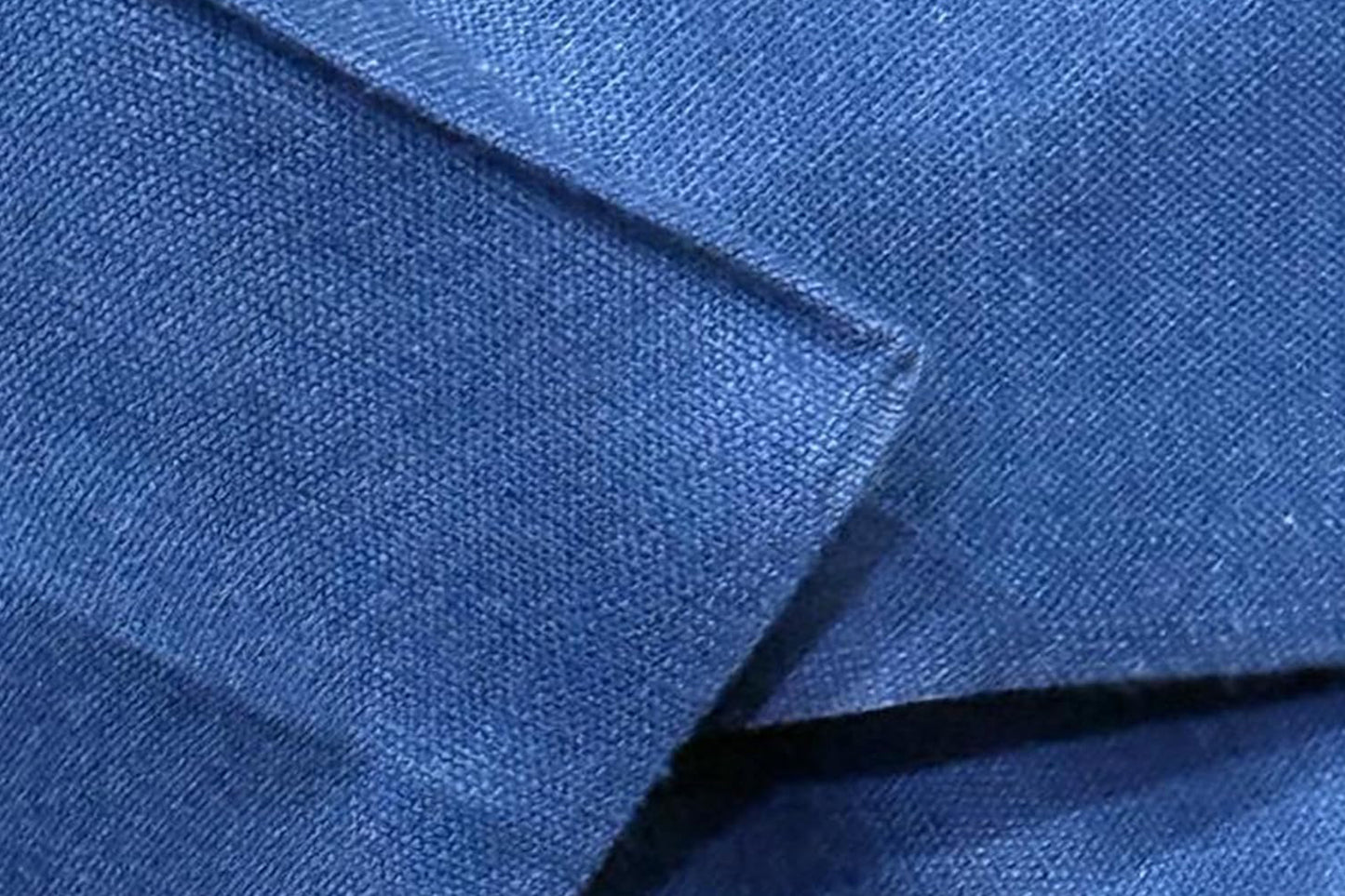 BLUE COTTON FLEX FABRIC -HF6442