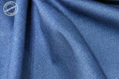 BLUE COTTON FLEX FABRIC -HF6442