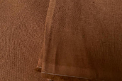 BROWN COTTON FLEX FABRIC -HF6443