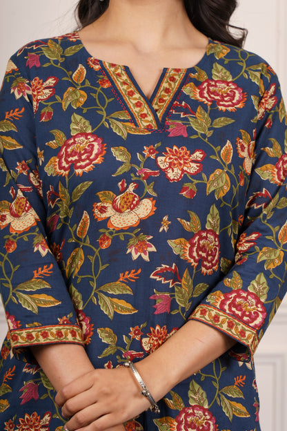 Navy Blue Kurta-KS770