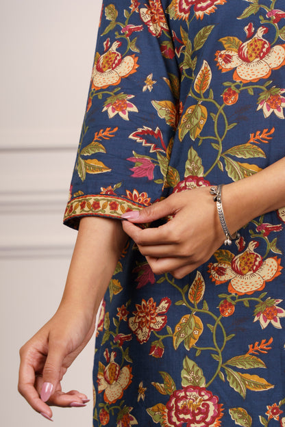 Navy Blue Kurta-KS770