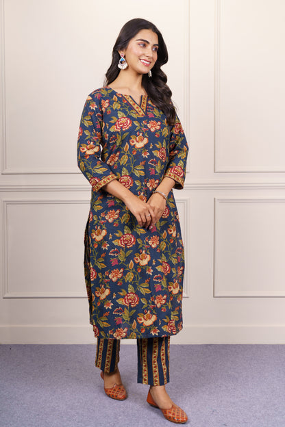 Navy Blue Kurta-KS770
