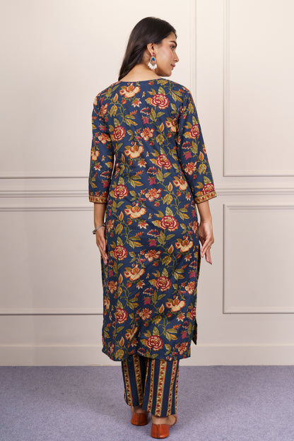 Navy Blue Kurta-KS770