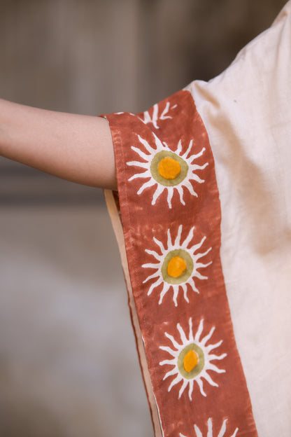 Handcrafted Knee Length Kaftan-NVK522