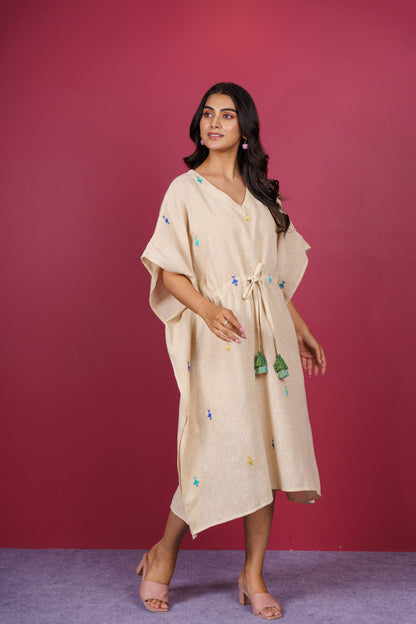 Fish Embroidered Kaftan-NVK534