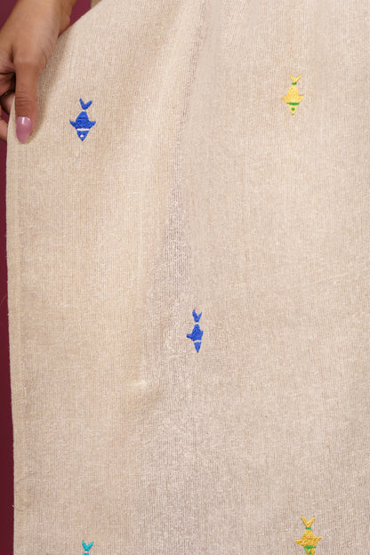 Fish Embroidered Kaftan-NVK534