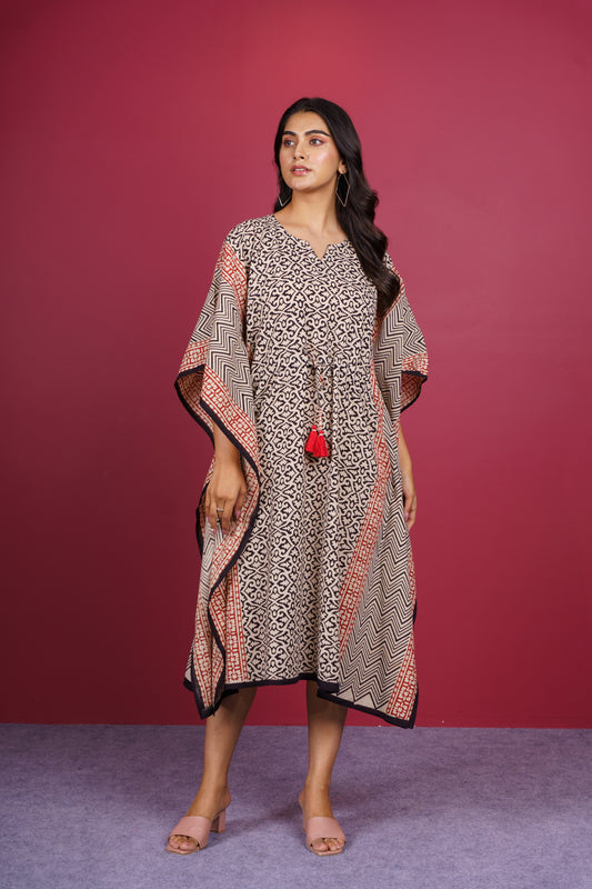 Bagru Short Kaftan-NVK523