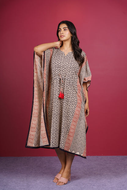 Bagru Short Kaftan-NVK523