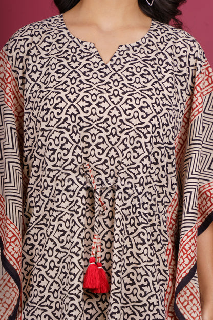 Bagru Short Kaftan-NVK523