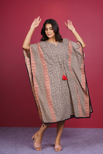 Bagru Short Kaftan-NVK523