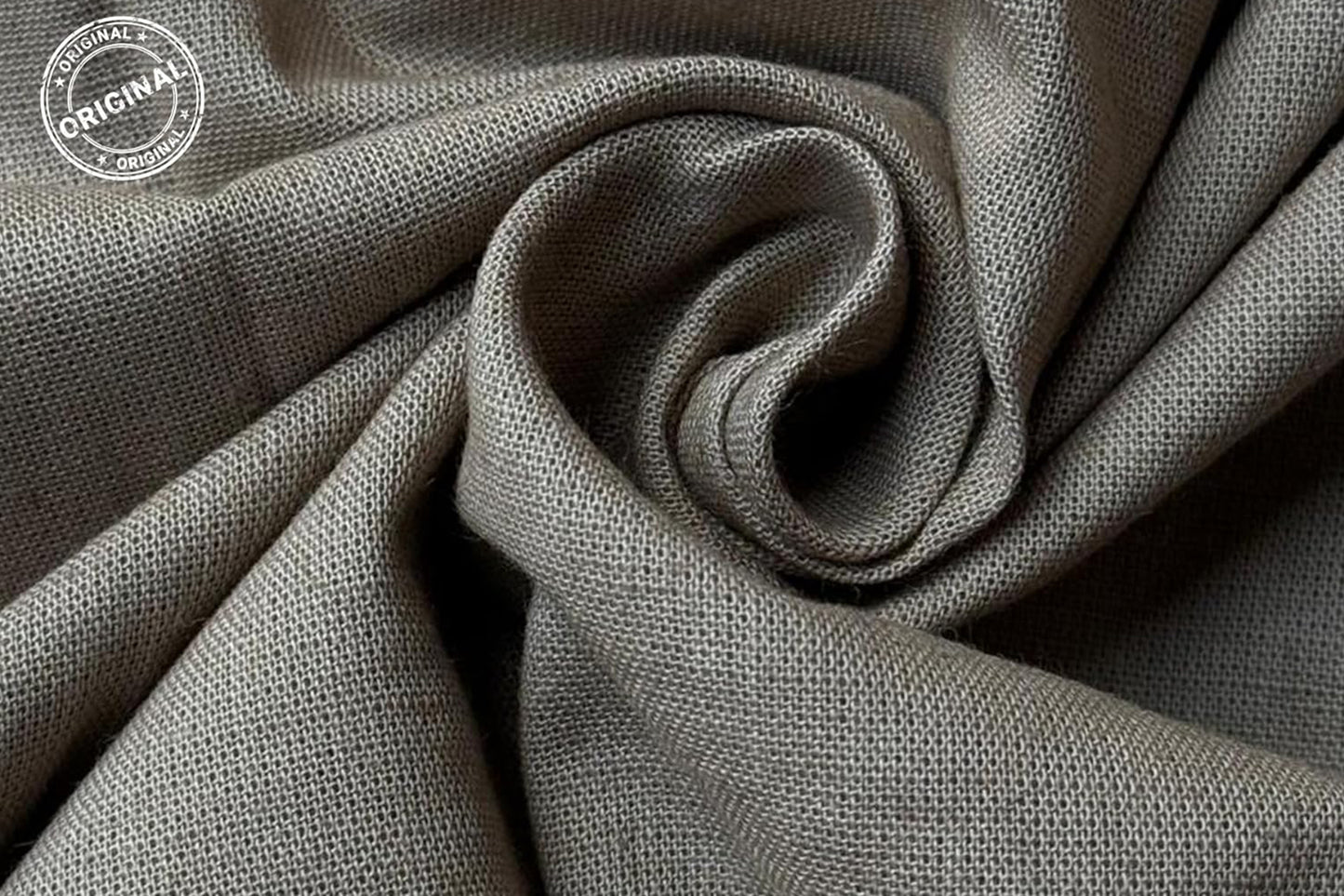 GREY COTTON FLEX FABRIC -HF6445