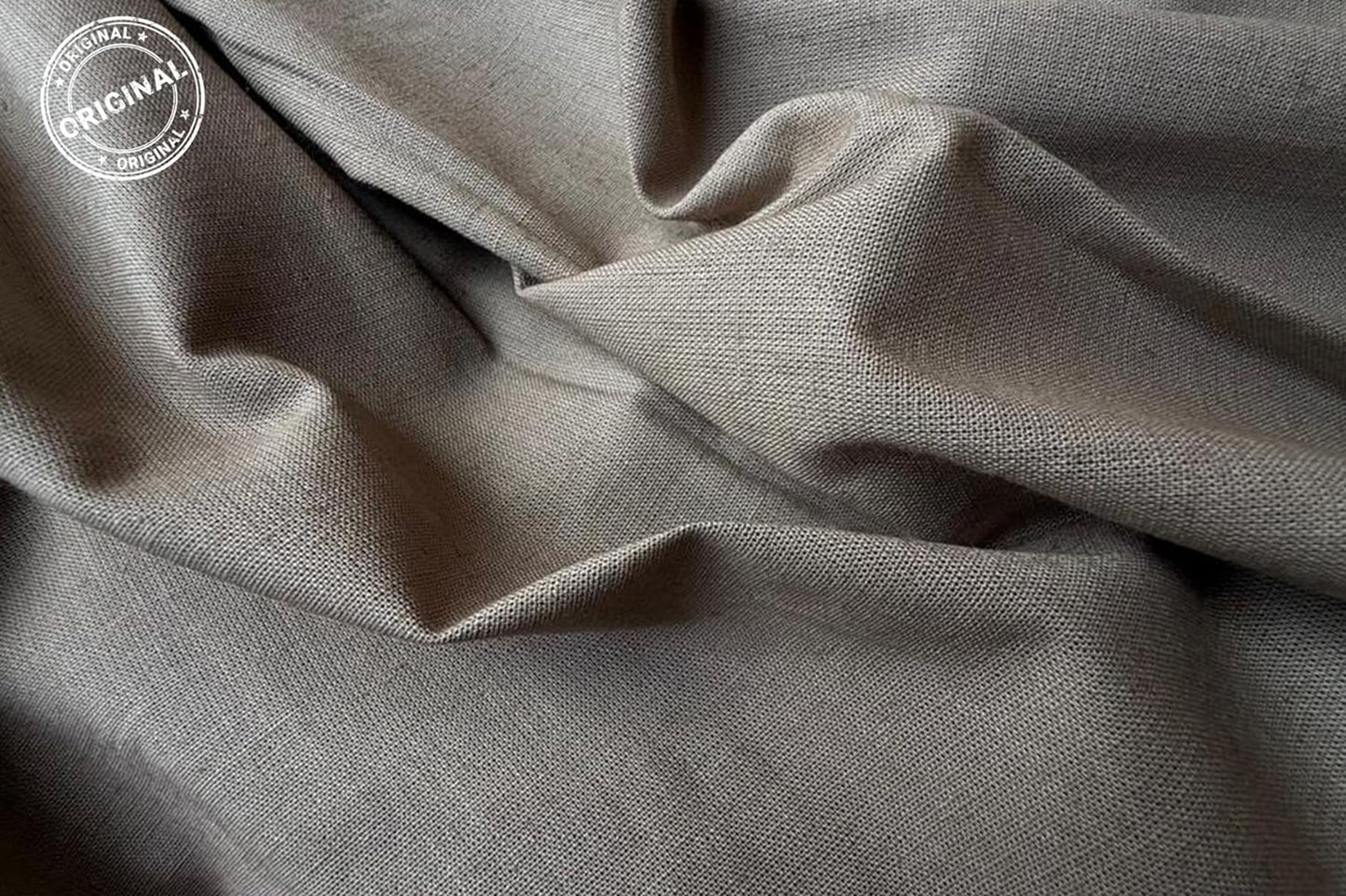 GREY COTTON FLEX FABRIC -HF6445