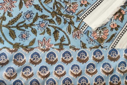 COTTON BLOCK PRINTED COMBO SET(2.5+2.5)-HF6345