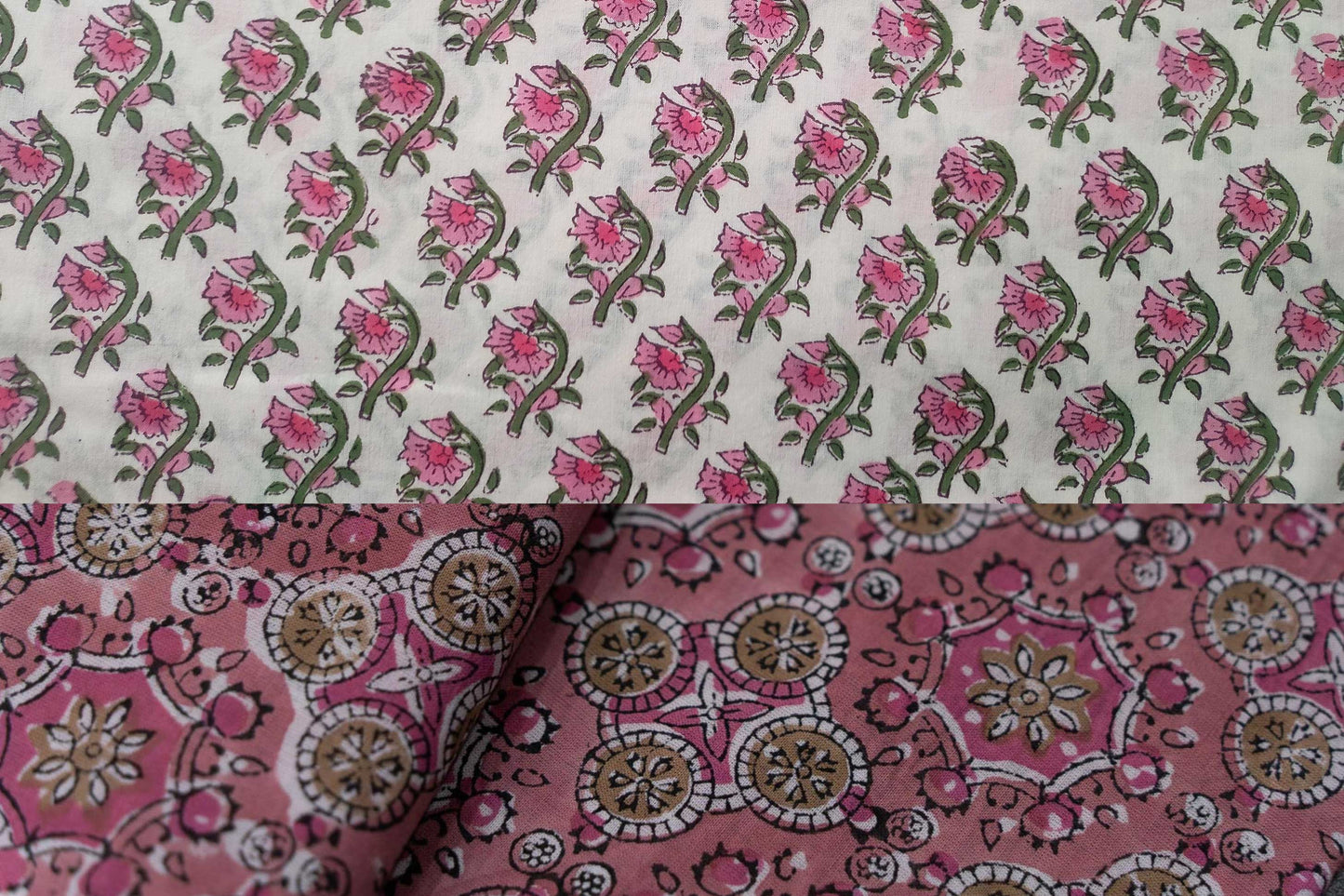 COTTON BLOCK PRINTED COMBO SET(2.5+2.5)-HF6347