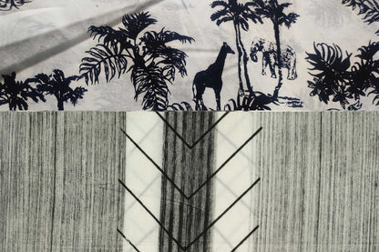 COTTON BLOCK PRINTED COMBO SET(2.5+2.5)-HF6349