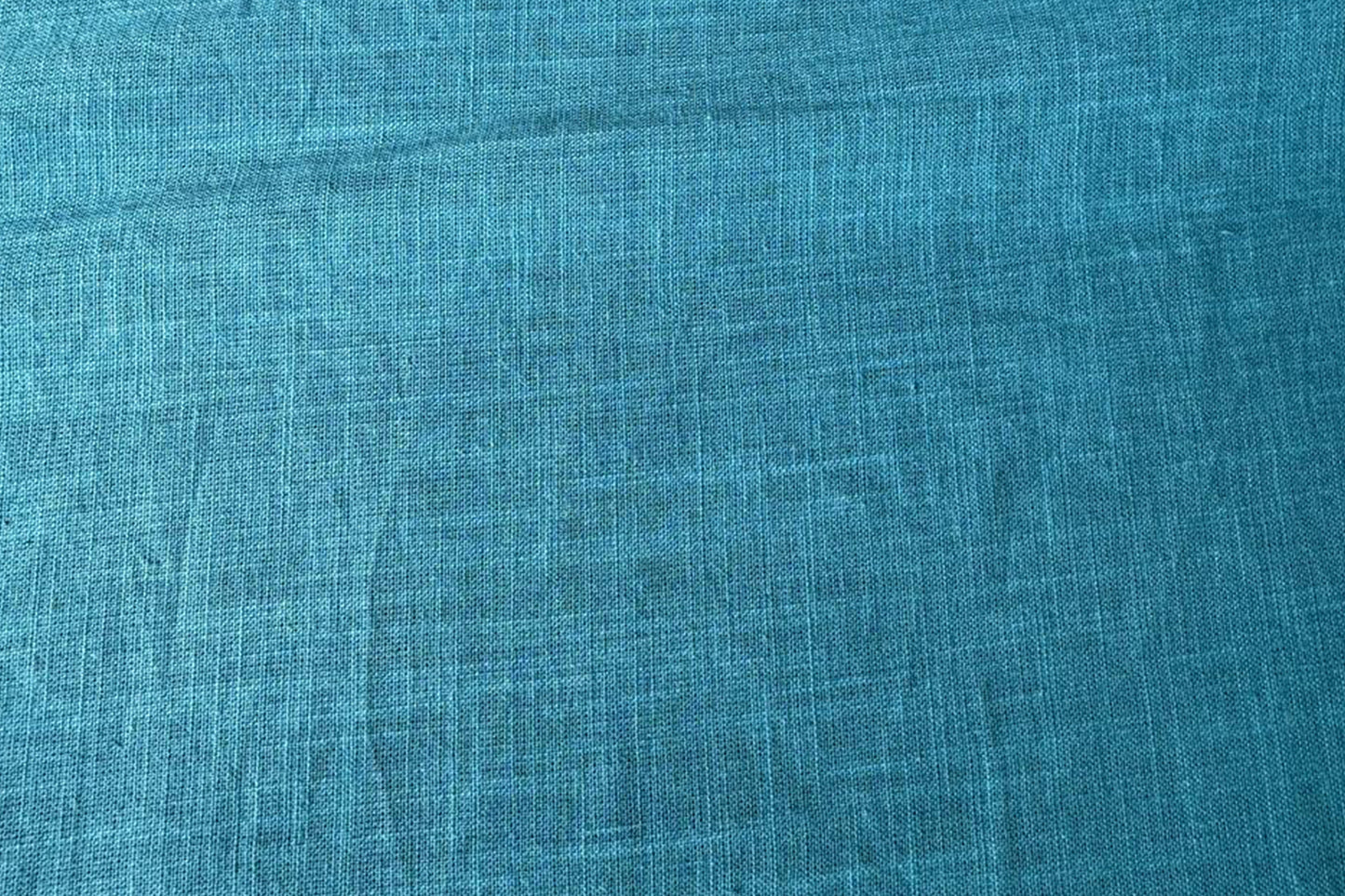 Sky Blue Slub Cotton Material for Dressmaking, Craft & Decor Fabric HF6419
