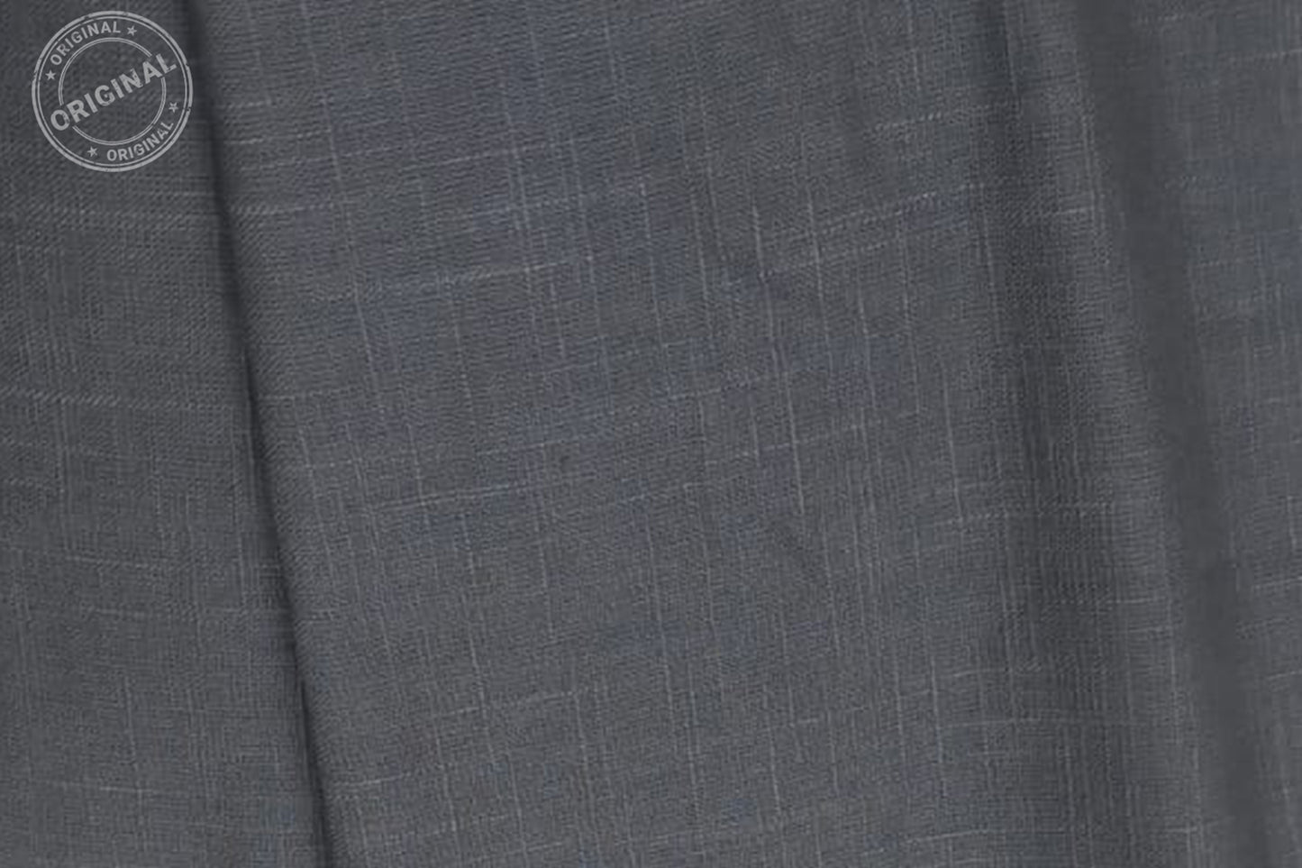 Charcoal Grey Slub Cotton Material for Dressmaking, Craft & Decor Fabric HF6420