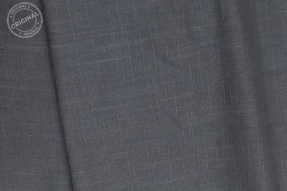 Charcoal Grey Slub Cotton Material for Dressmaking, Craft & Decor Fabric HF6420