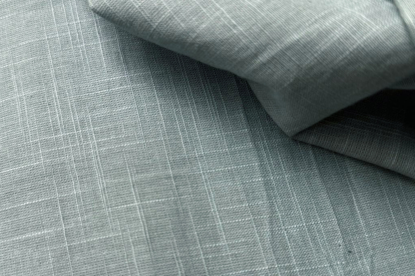 Grey Slub Cotton Material for Dressmaking, Craft & Decor Fabric HF6422