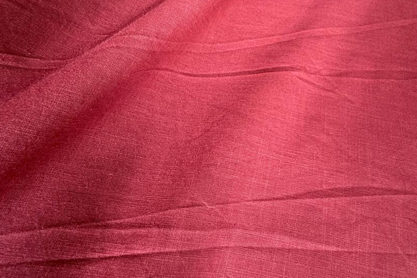 Maroon Slub Cotton Material for Dressmaking, Craft & Decor Fabric HF6423